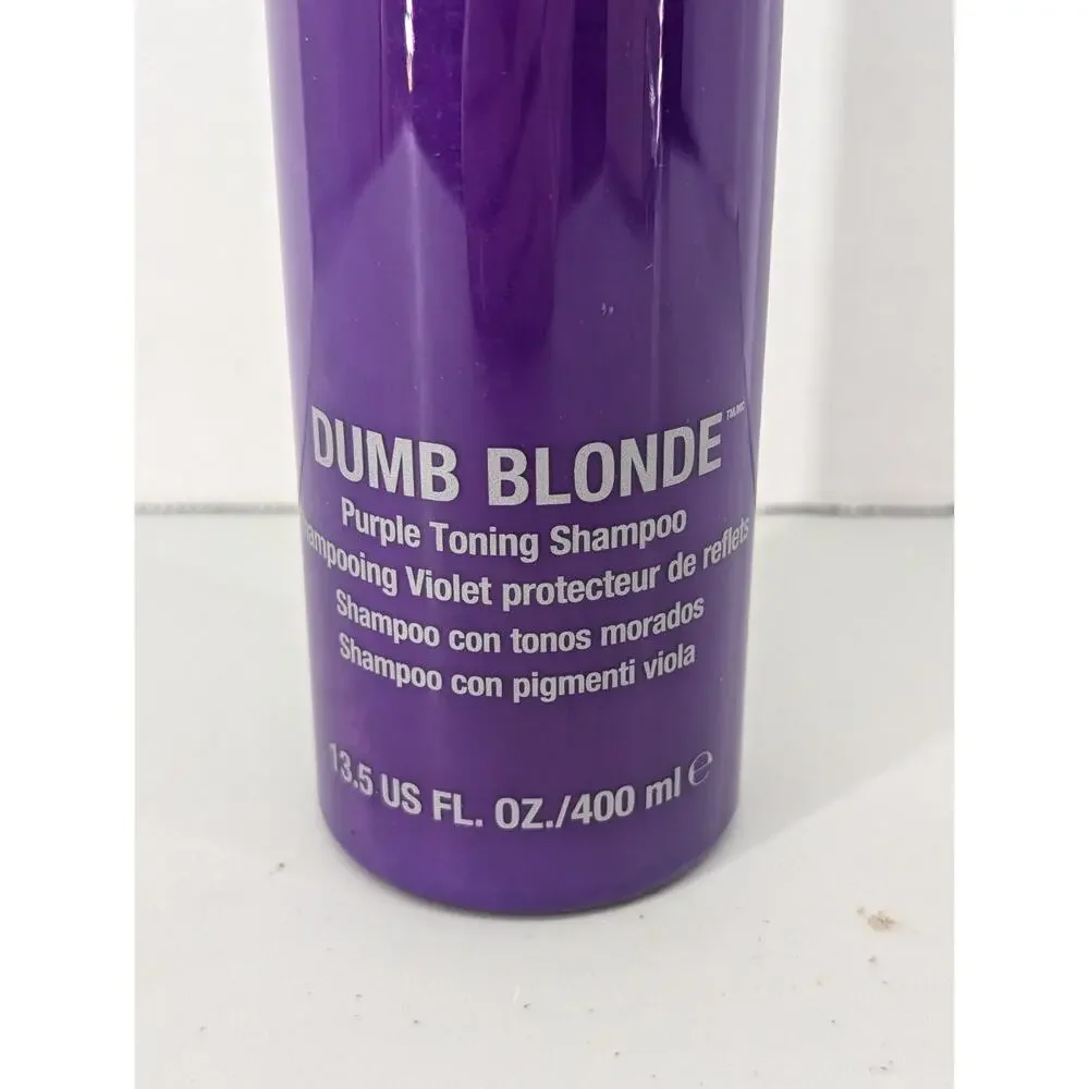 Tigi Bed Head Dumb Blonde Purple Toning Shampoo 13.5 US fl oz